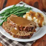Homemade Meatloaf with Gravy