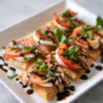 Heart-Shaped Caprese Sandwiches