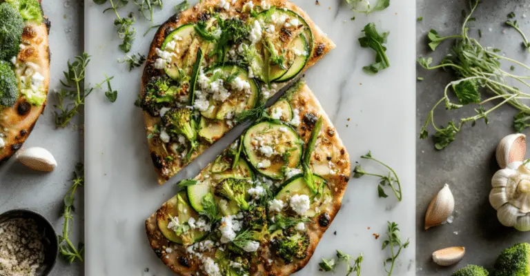 Spring Veggie Flatbread