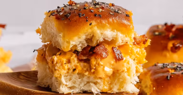 Bacon and Cheese Breakfast Sliders