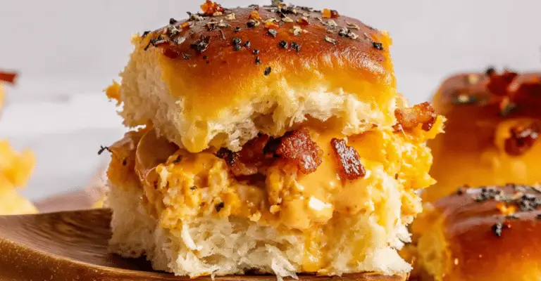 Bacon and Cheese Breakfast Sliders