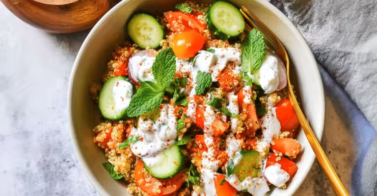 Mediterranean Chicken Bowl – A Flavor-Packed, Healthy Weeknight Favorite