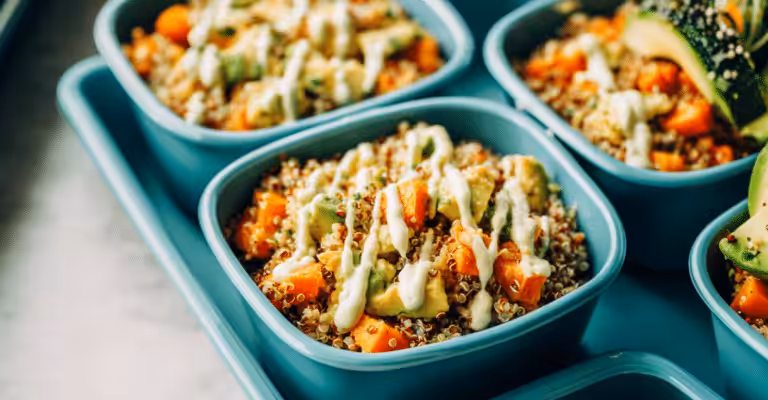 High-Protein Quinoa Meal Prep Bowls