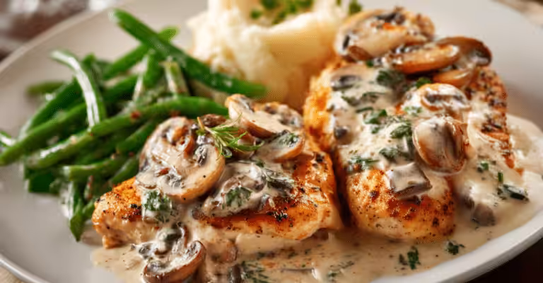 Creamy Garlic Parmesan Chicken Skillet