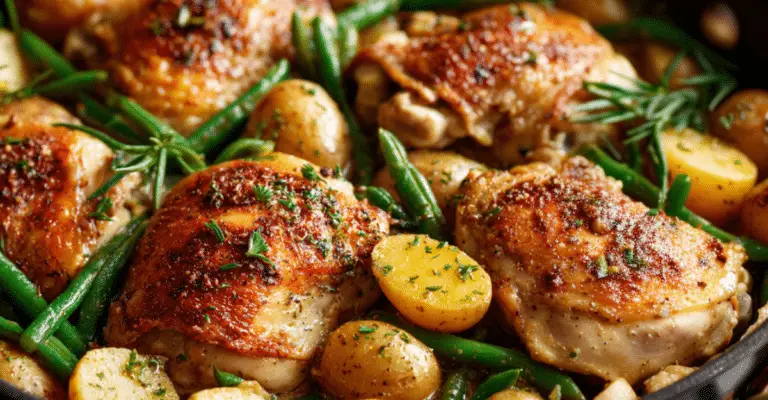 Honey Mustard Chicken and Potatoes: One-Pan Perfection for Effortless Flavor