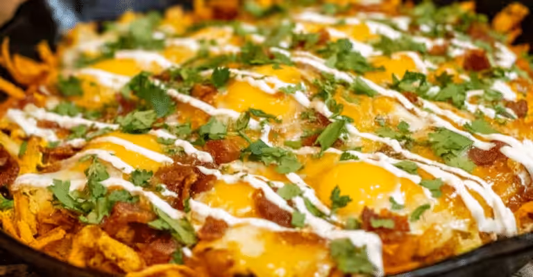 Loaded Breakfast Nachos