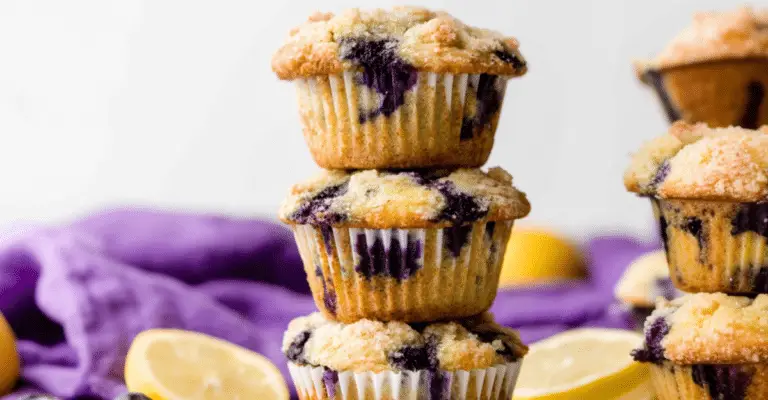 Lemon Blueberry Muffins: Soft, Fluffy, and Bursting with Flavor