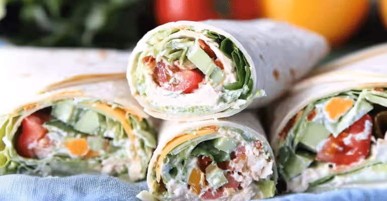 Turkey Avocado Wraps: A Fresh, Flavor-Packed Meal for Any Time of Day