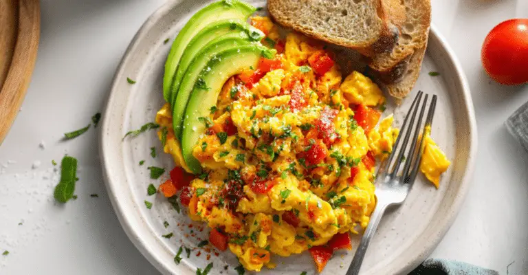Spring Veggie Egg Scramble