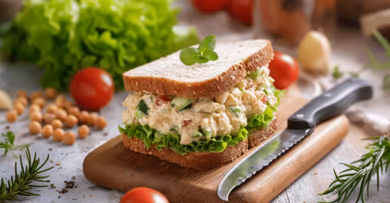 Creamy Chickpea Salad Sandwich