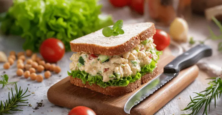 Creamy Chickpea Salad Sandwich