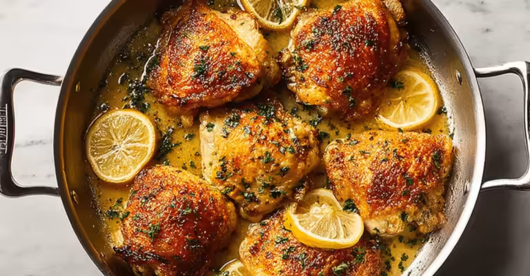 Lemon Butter Chicken Thighs