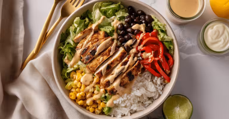 Southwest Chicken Burrito Bowls