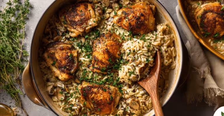 One-Pot Chicken and Rice: Easy, Flavorful, and Perfect for Busy Nights