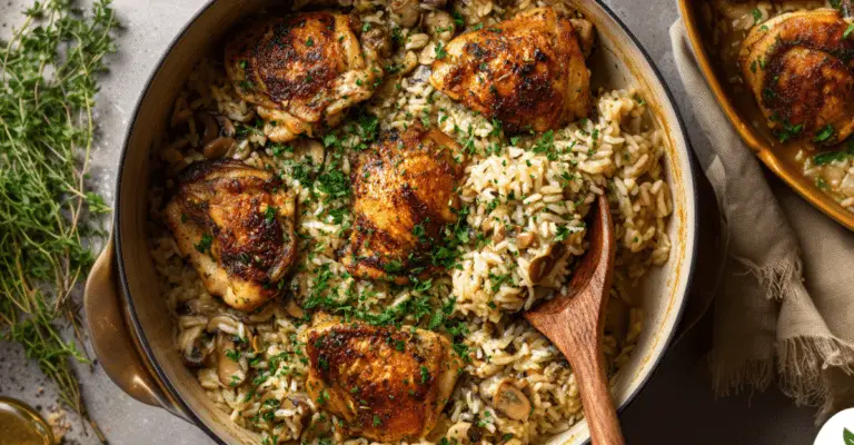 One-Pot Chicken and Rice: Easy, Flavorful, and Perfect for Busy Nights