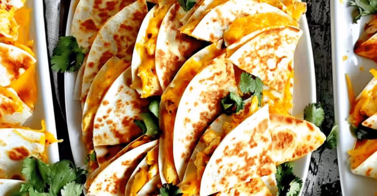 Mini Cheese Quesadillas