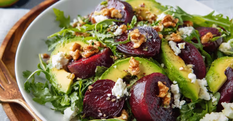 Beet Goat Cheese Valentine Salad