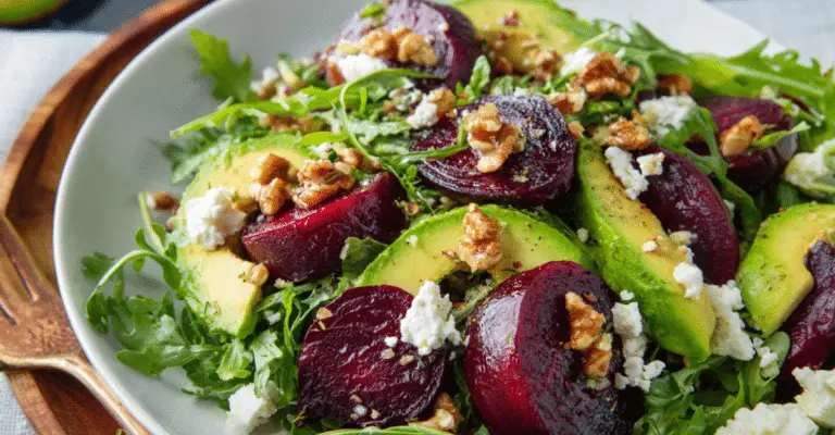 Beet Goat Cheese Valentine Salad