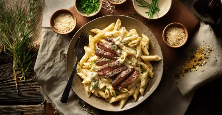 Valentine’s Steak Pasta