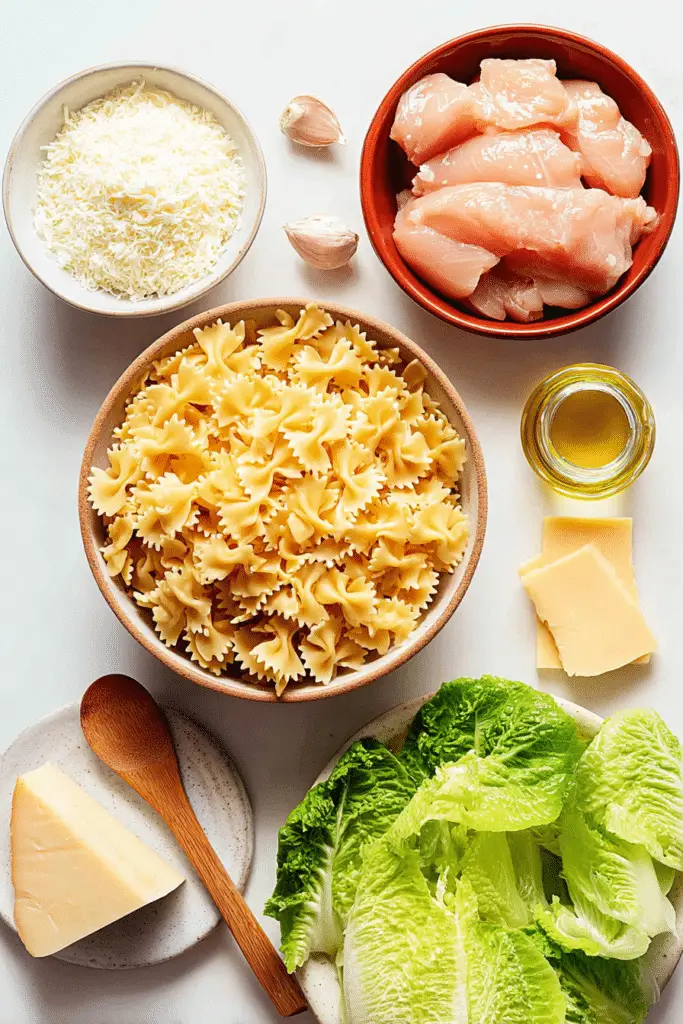 Chicken Caesar Pasta Salad