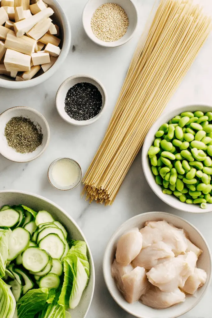 Sesame Noodle Lunch Bowls