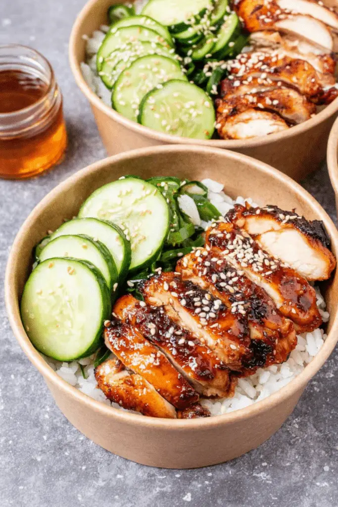 Chicken and Rice Meal Prep Bowls