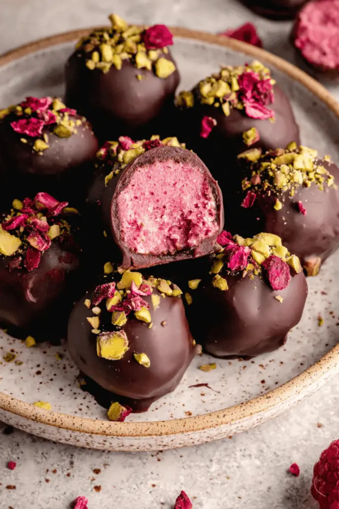 Raspberry Truffles