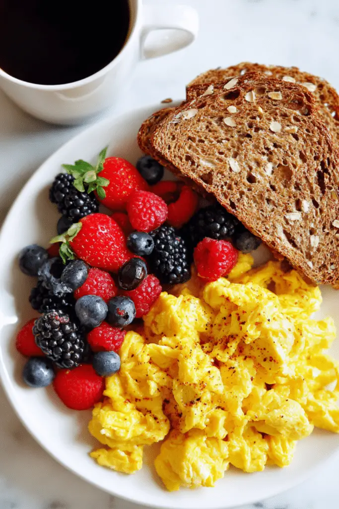 Scrambled Eggs with Cottage Cheese