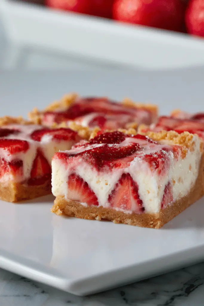 Strawberry Cheesecake Bars
