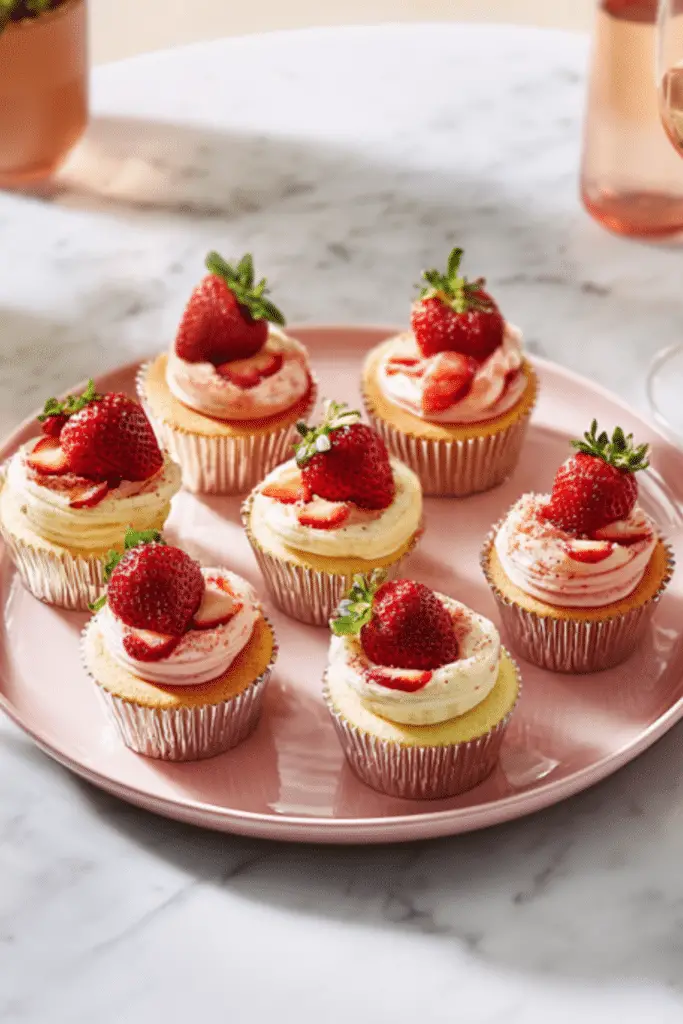 Strawberry Lemonade Cupcakes