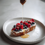 Honey Pistachio Yogurt Toast