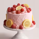 Lemon Raspberry Layer Cake