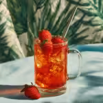 Fresh Strawberry Iced Tea