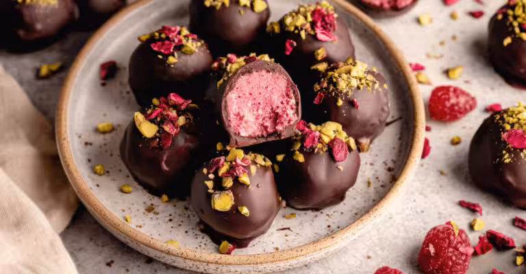 Raspberry Truffles
