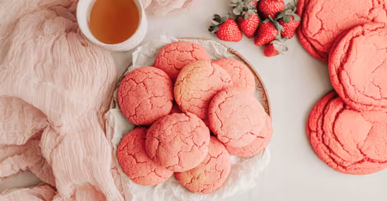 Pink Sugar Cookies