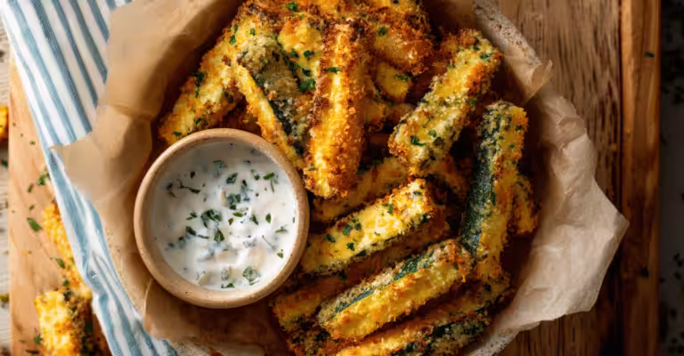 Crispy Baked Zucchini Fries Recipe