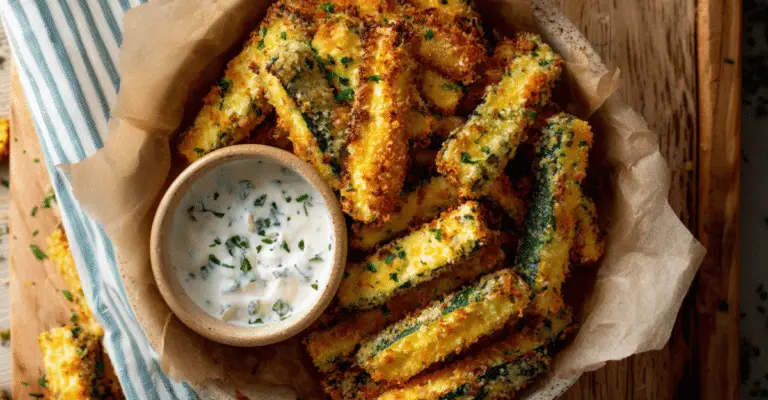 Crispy Baked Zucchini Fries Recipe