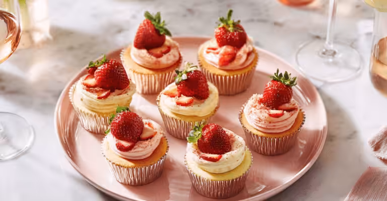 Best Strawberry Lemonade Cupcakes with Fresh Swirl