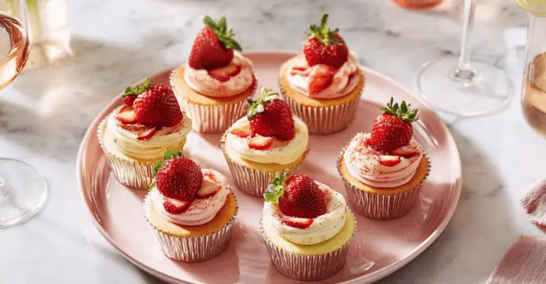 Best Strawberry Lemonade Cupcakes with Fresh Swirl