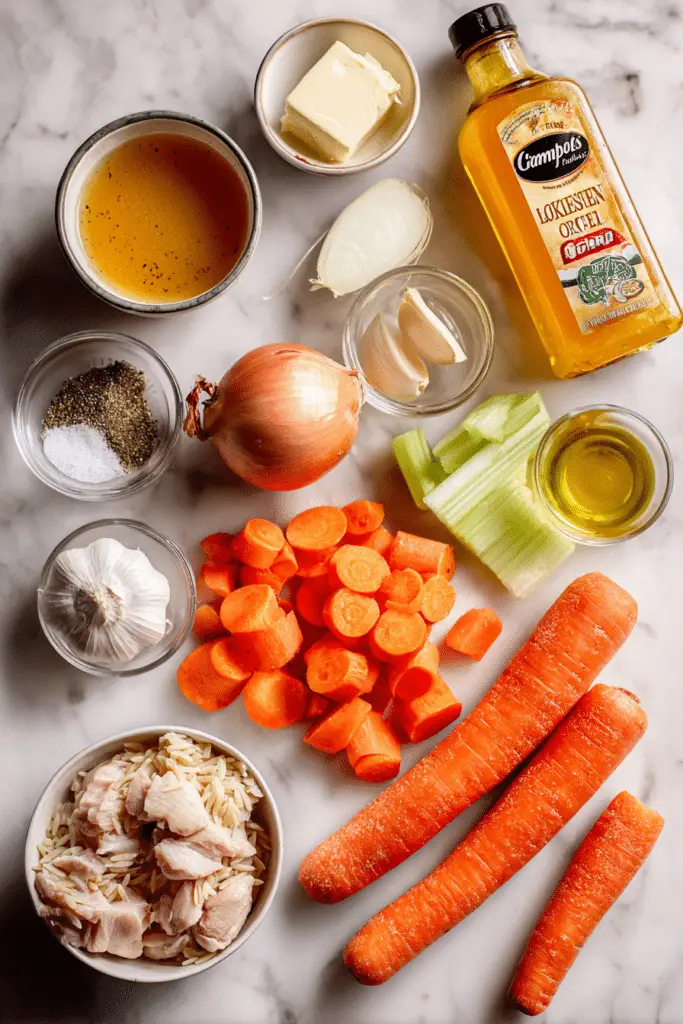 Lemon Chicken Orzo Soup