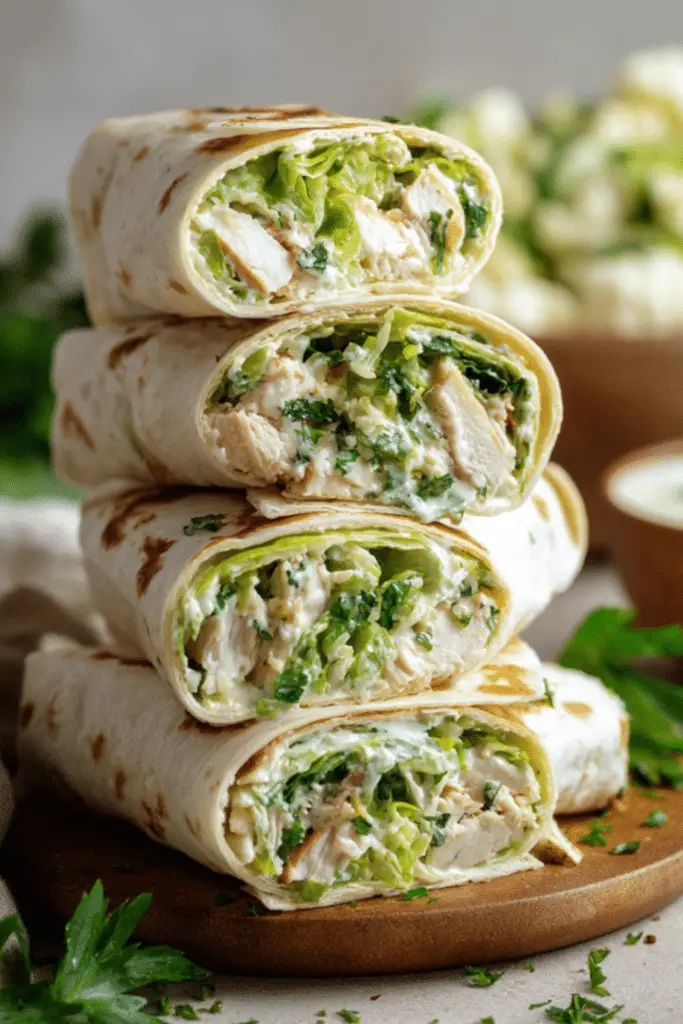 Herb Chicken Salad Lettuce Boats