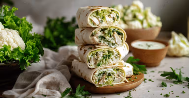 Herb Chicken Salad Lettuce Boats