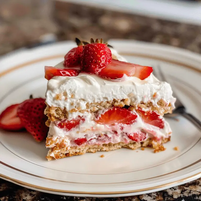 Strawberry Icebox Cake: A Delicious No-Bake Dessert