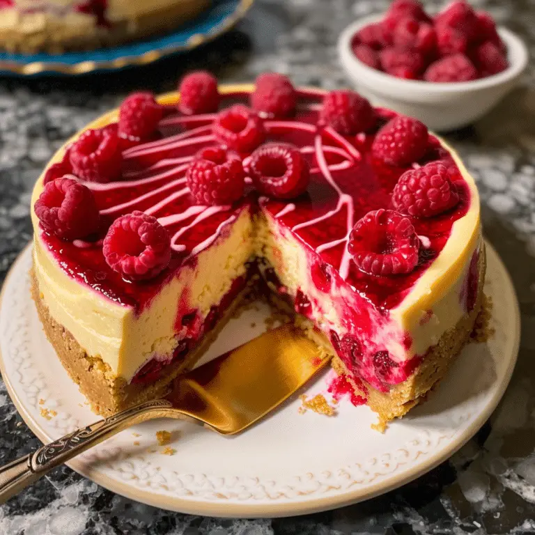 Delicious Raspberry Cheesecake Recipe
