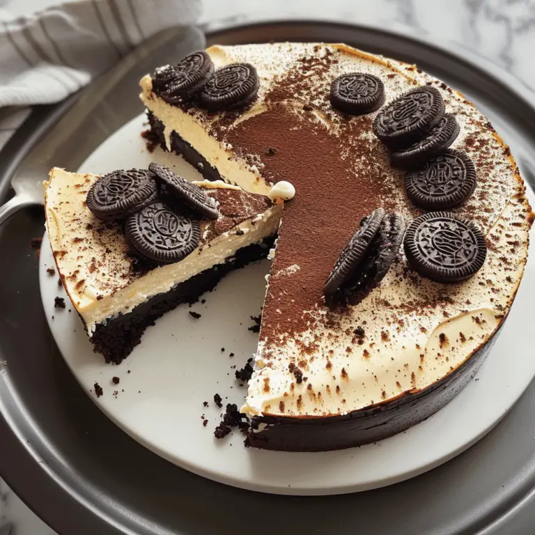Oreo Cheesecake Recipe: Rich and Creamy Delight