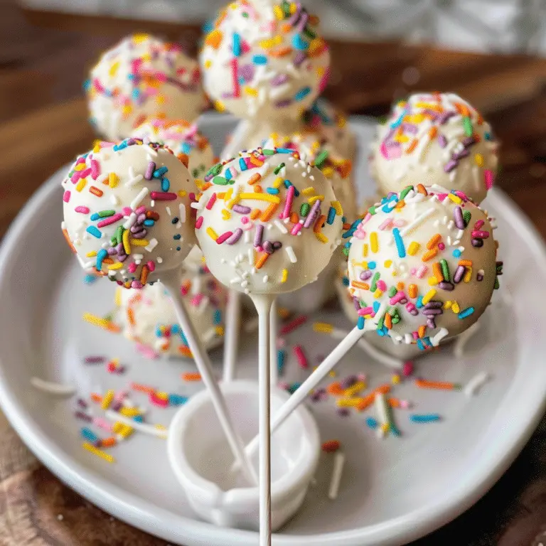 Delicious Funfetti Cake Pops Recipe
