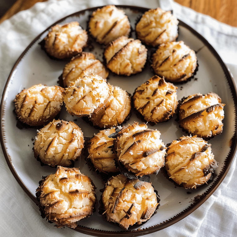 Coconut Macaroons: A Sweet Delight
