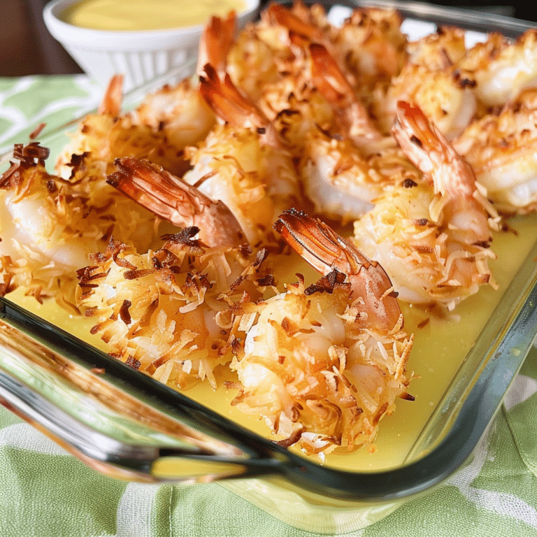 Baked Coconut Shrimp with Spicy Mango Dipping Sauce