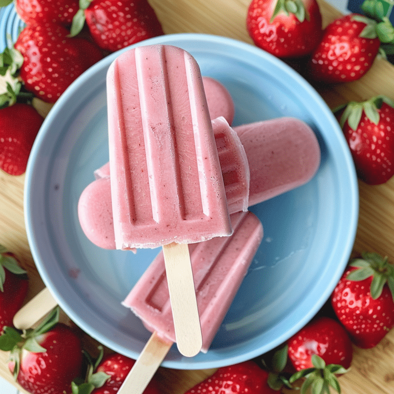 Healthy Strawberry Popsicles: A Refreshing Summer Treat