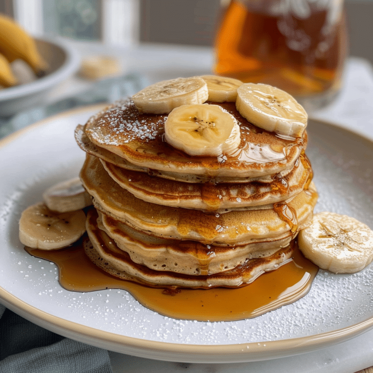Fluffy Banana Pancakes Recipe for Breakfast Lovers